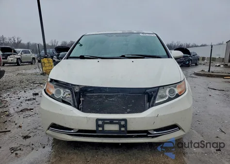 2014 Honda Odyssey Exl z USA, uszkodzony, nr VIN 5FNRL5H66EB037633